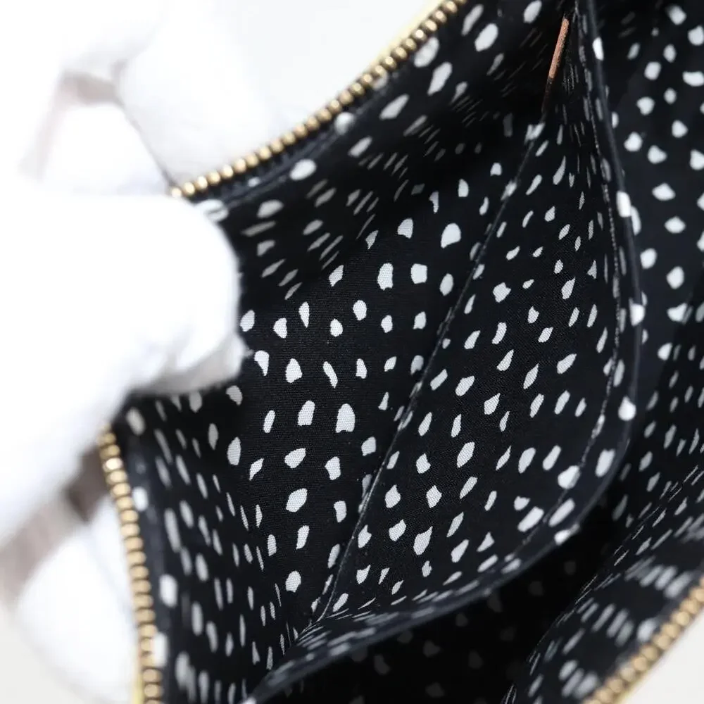 Louis Vuitton Monogram Vernis Yayoi Kusama Pochette Accessoires Pouch Black